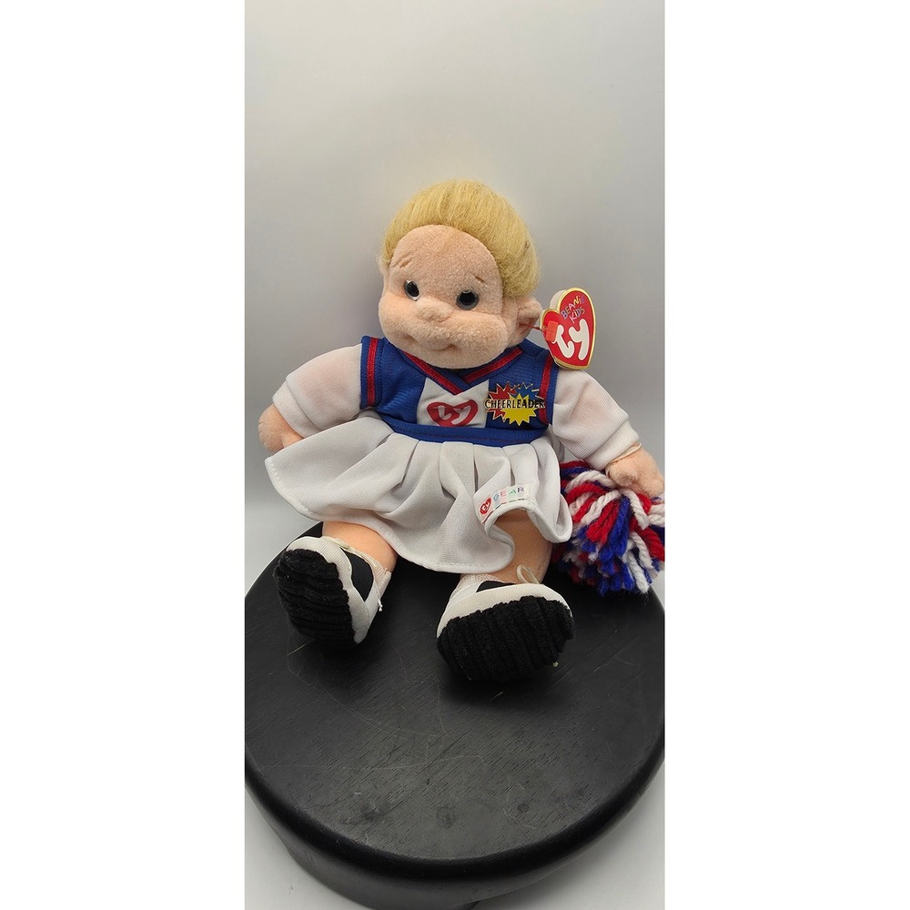 Ty Beanie Kids Angel Cheerleader Plush Doll Blonde 1994 Vintage with Tags